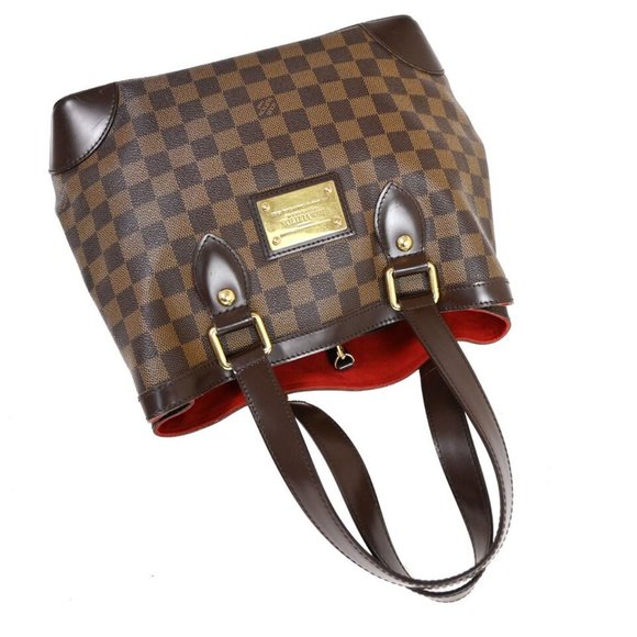 LOUIS VUITTON Hampstead PM Shoulder Bag Damier Ebene Leather BN N51205 - Picture 7 of 16
